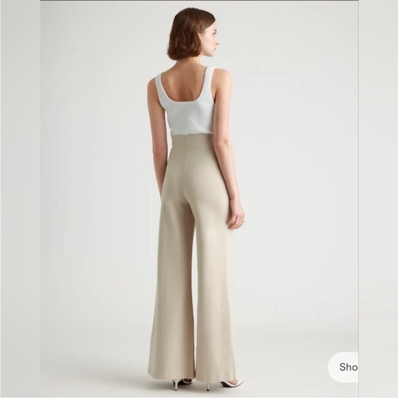 NWT Quince Ultra Point wide leg pants SZ M - Picture 7 of 9